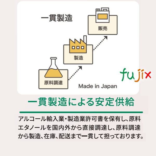 安藤パラケミー　日本製　手指消毒アルコール　厚生労働省認可　指定医薬部外品　高濃度アルコール 5L×2本／ケース