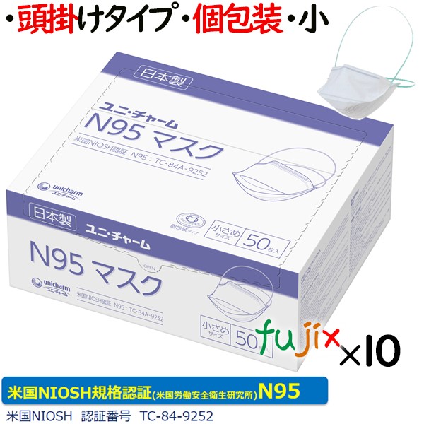 日本製 N95マスク 医療用マスク米国規格ASTM-F2100-19 レベル1適合