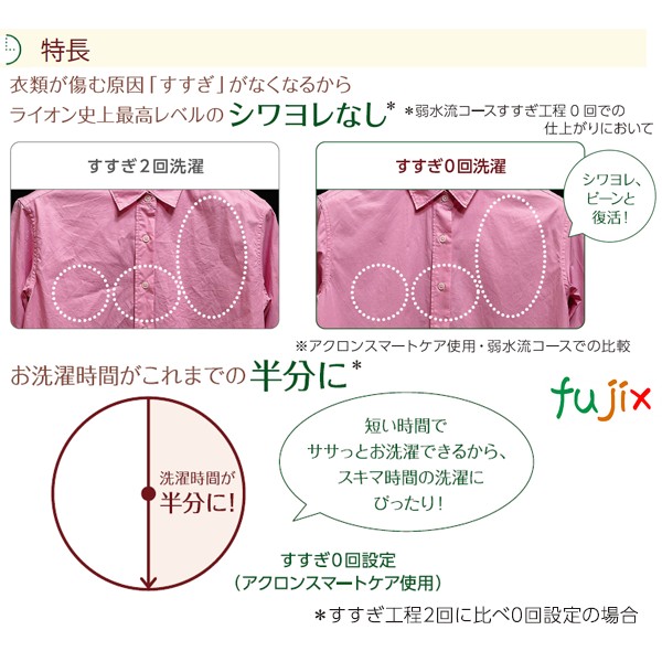 業務用アクロン スマートケア　やさしさプレミアム  4L　すすぎ0回で衣服が傷みにくい＆時短＆水や電気代が半減で環境にもお財布にも優しいエコな柔軟剤入り液体洗濯洗剤　ライオンハイジーン 4903301358961 WSESGG4 606915