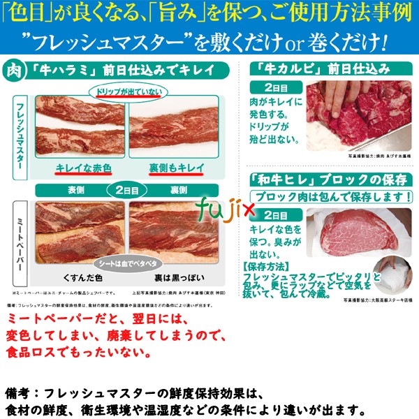 鮮度保持シート フレッシュマスタ－ ロール 大 375×240mm 1000枚（50枚×20本）／ケース 【43930】 ユニ・チャーム